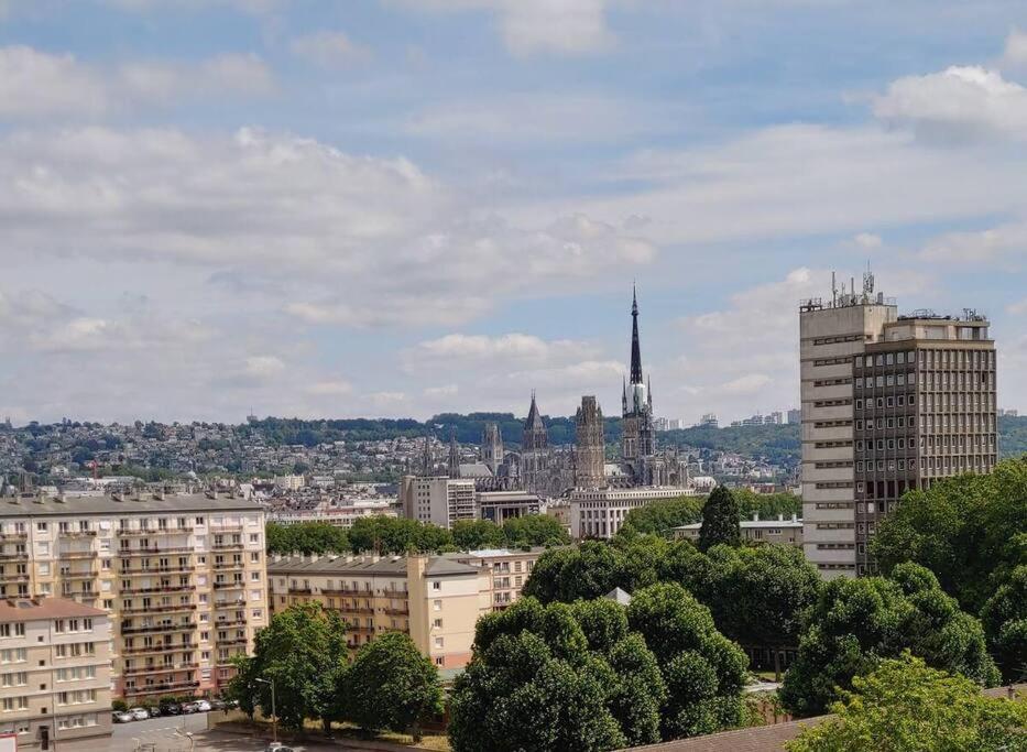 Spacieux F4 Avec Vue Panoramique Et 2 Places De Parking Руан Экстерьер фото